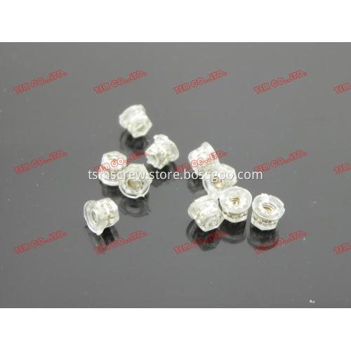 Injection Hex Nut For Rimless Eyewear Eyeglasses